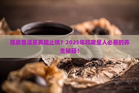 陈皮普洱茶对咳嗽有好处吗