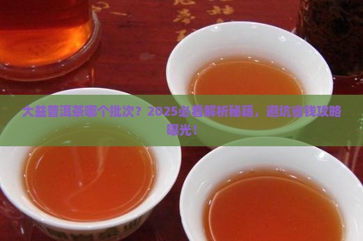 大益普洱茶哪个批次好