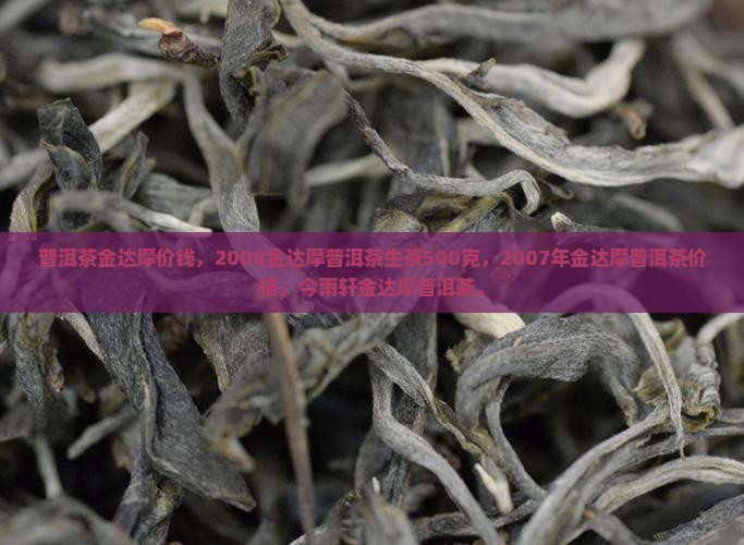 普洱茶金达摩价钱