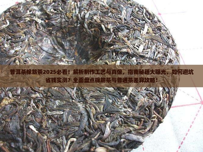 普洱茶橡筋对比