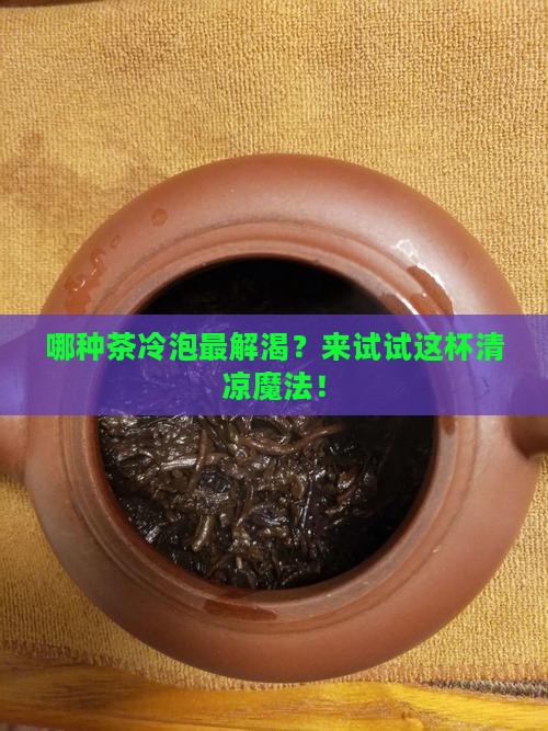 什么茶冷泡好喝