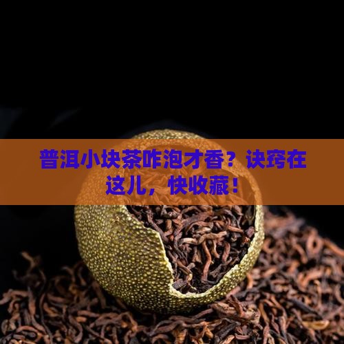 普洱茶小块茶怎么泡好喝又香