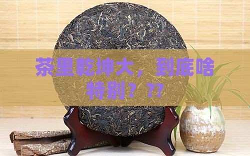 茶的主要特征是什么