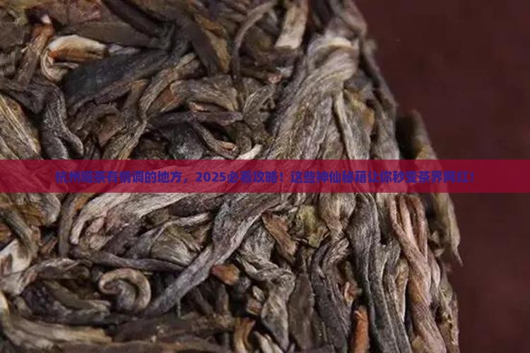 杭州喝茶有情调的地方