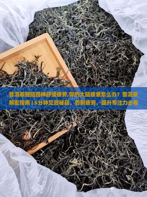 普洱茶醒脑提神舒缓疲劳