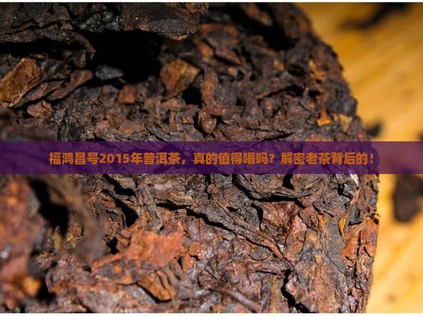 福鸿昌号2015年普洱茶