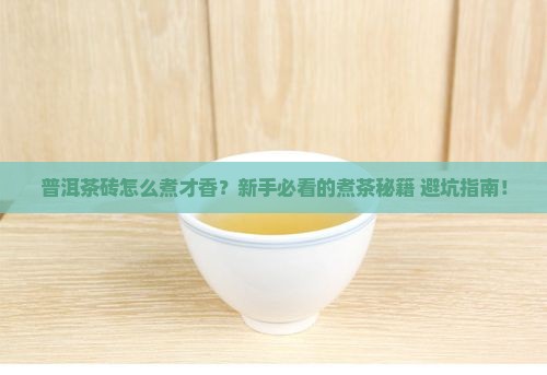 普洱茶磚如何煮