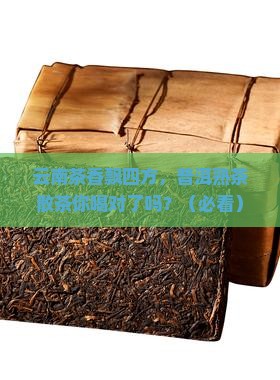 普洱茶熟茶散茶云南茶