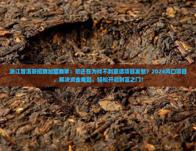 浙江普洱茶招商加盟商家