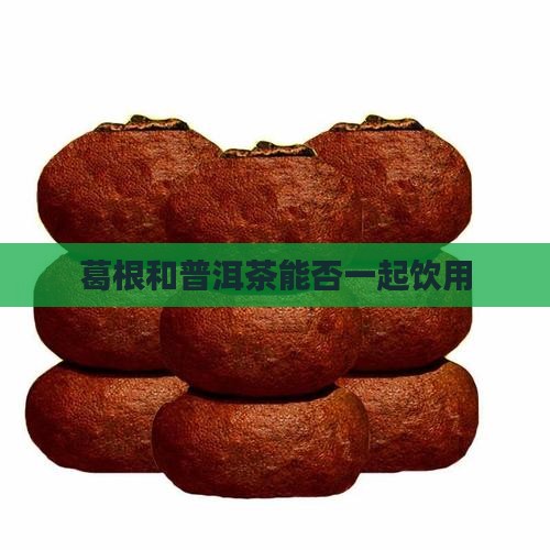 葛根和普洱茶能否一起饮用