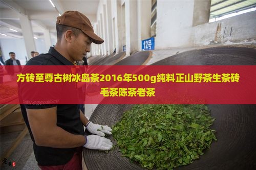 方砖至尊古树冰岛茶2016年500g纯料正山野茶生茶砖毛茶陈茶老茶
