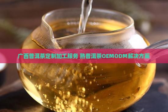 广西普洱茶定制加工服务 熟普洱茶OEMODM解决方案