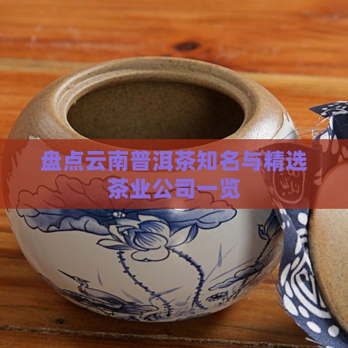 盘点云南普洱茶知名与精选茶业公司一览