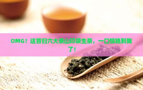 六大茶山印级普洱生茶昔归