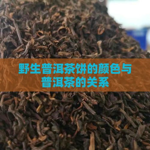 野生普洱茶饼面颜色