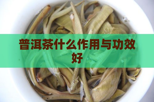 普洱茶什么作用与功效好