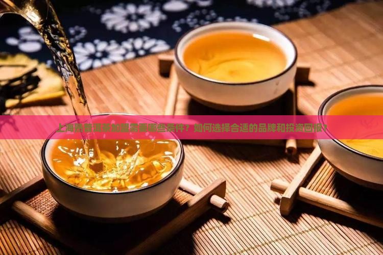 上海熟普洱茶加盟条件 上海熟普洱茶加盟条件