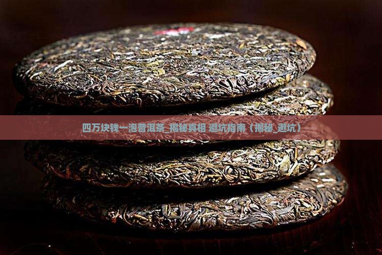 四万块钱一泡普洱茶