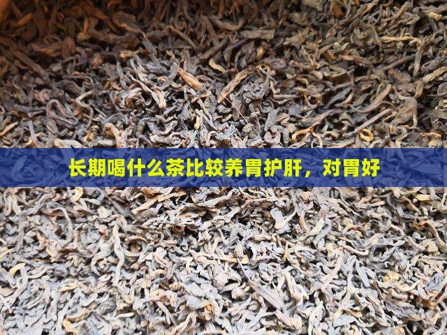 长期喝什么茶比较养胃