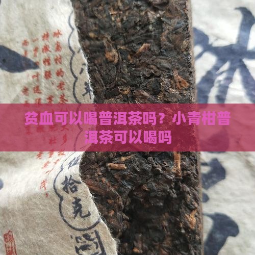 贫血可以喝小青柑普洱茶吗