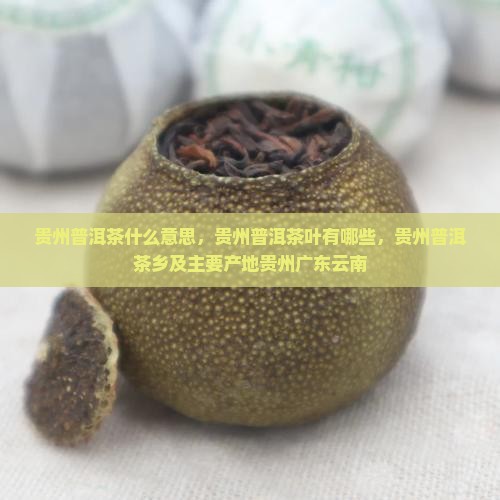 贵州普洱茶什么意思