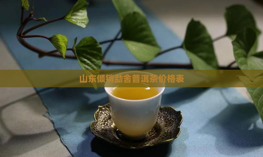 山东倾销勐舍普洱茶价格
