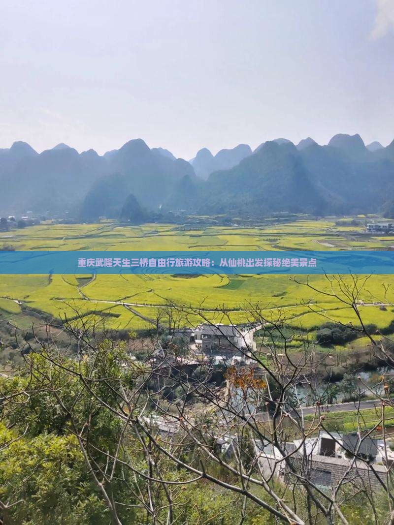重庆武隆天生三桥自由行旅游攻略：从仙桃出发探秘绝美景点