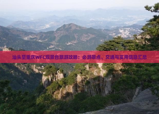 汕头至重庆WFC观景台旅游攻略：必游景点、交通与实用信息汇总