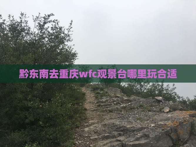 黔东南去重庆wfc观景台哪里玩合适