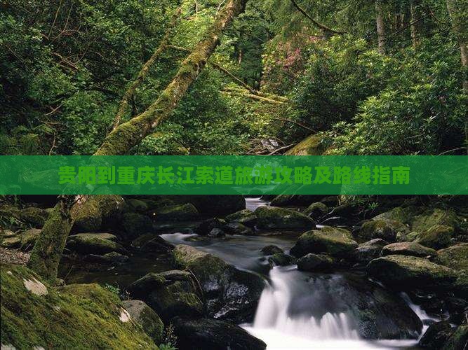 贵阳到重庆长江索道旅游攻略及路线指南