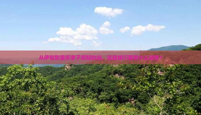 伊犁到重庆李子坝轻轨站旅行社