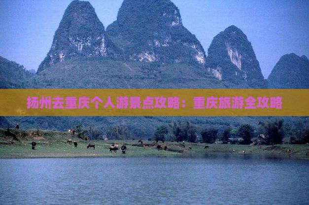 扬州去重庆个人游