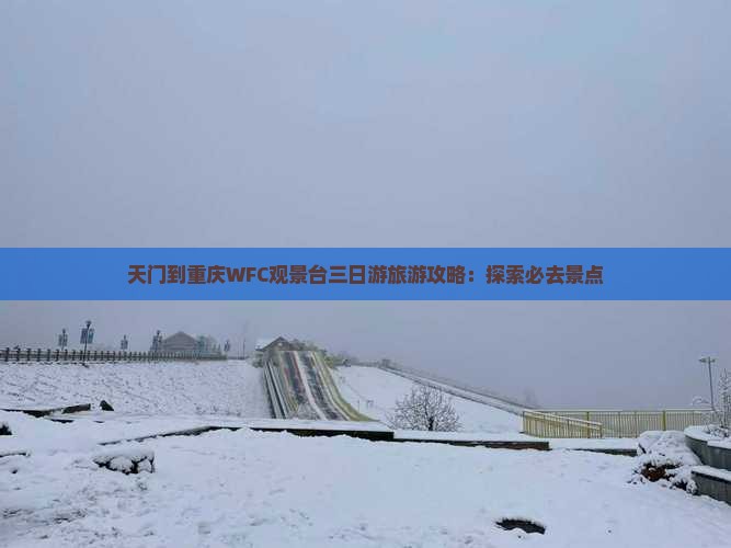 天门到重庆wfc观景台三日游