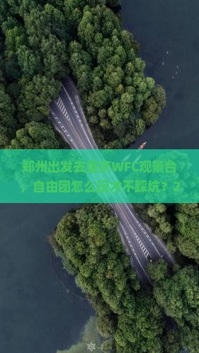 郑州到重庆wfc观景台自由团