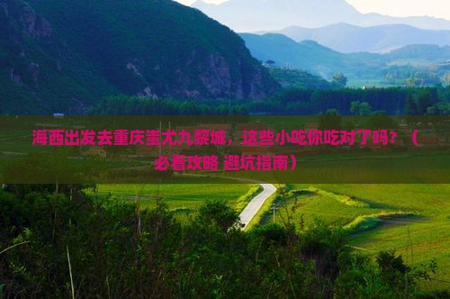 海西去重庆蚩尤九黎城旅游小吃
