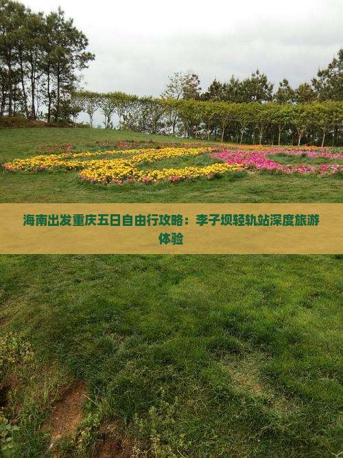 海南出发重庆五日自由行攻略：李子坝轻轨站深度旅游体验