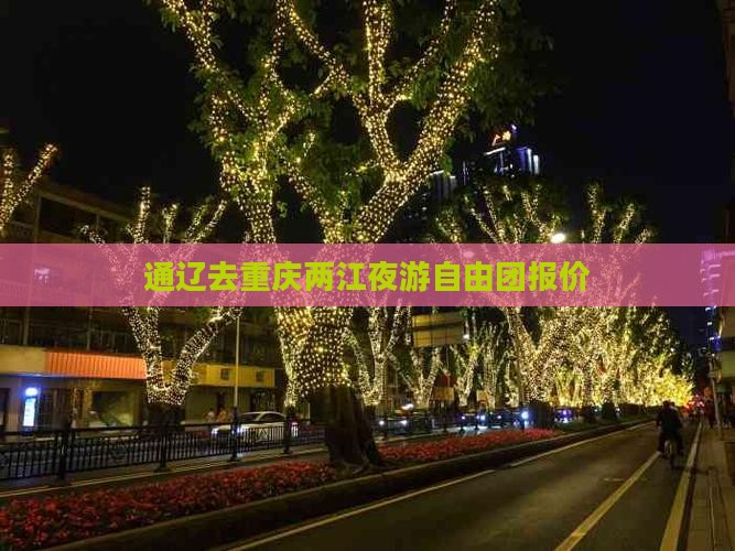 通辽去重庆两江夜游自由团报价
