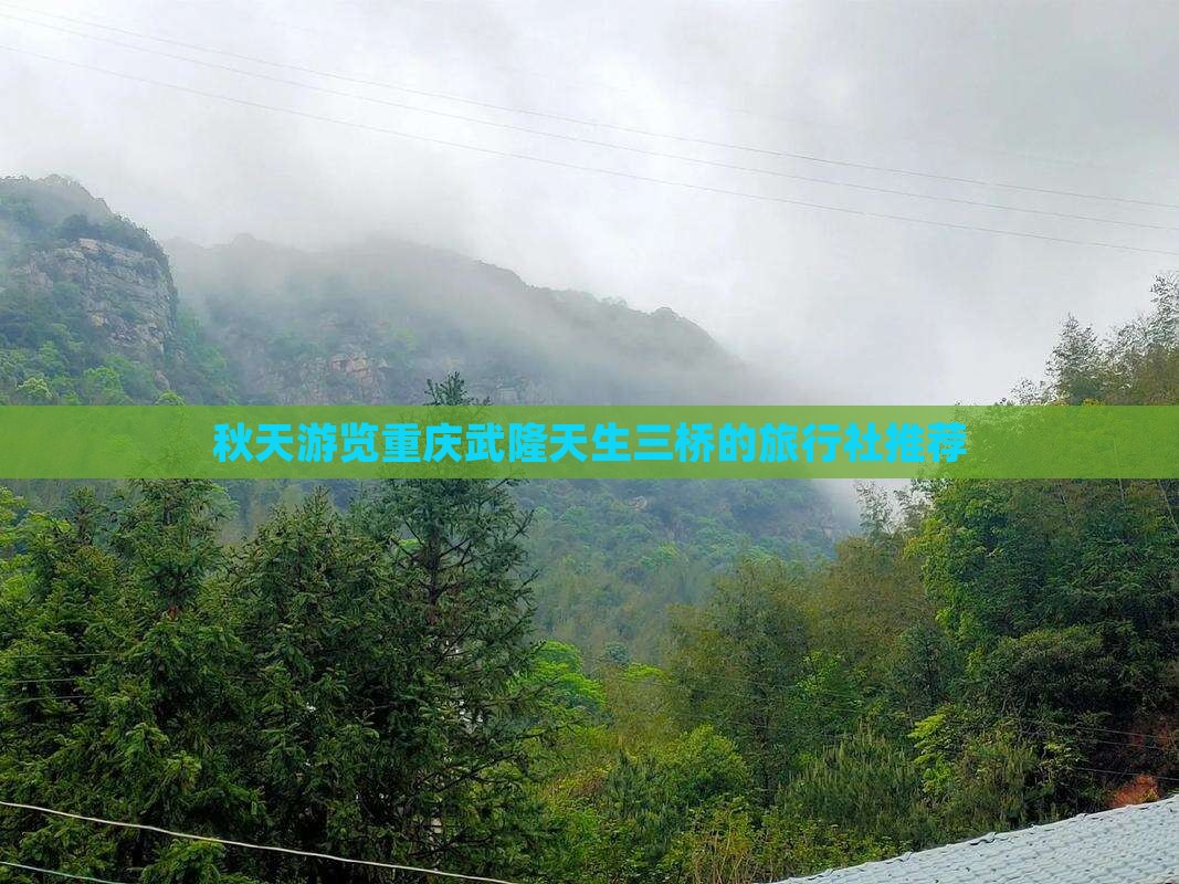 秋天游览重庆武隆天生三桥的旅行社推荐