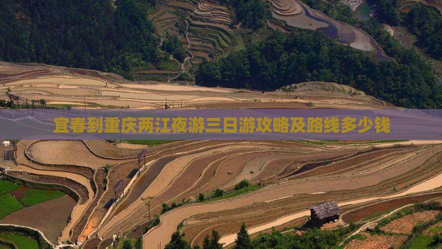 宜春到重庆两江夜游三日游攻略及路线多少钱
