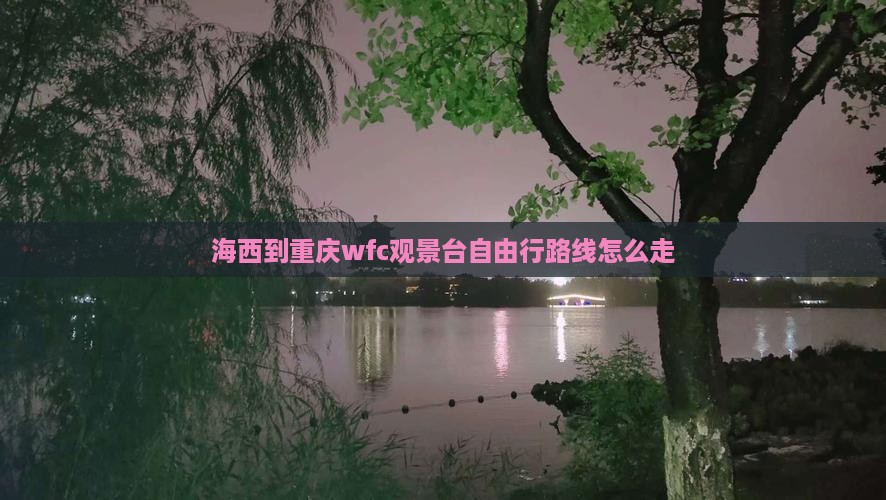 海西到重庆wfc观景台自由行路线怎么走
