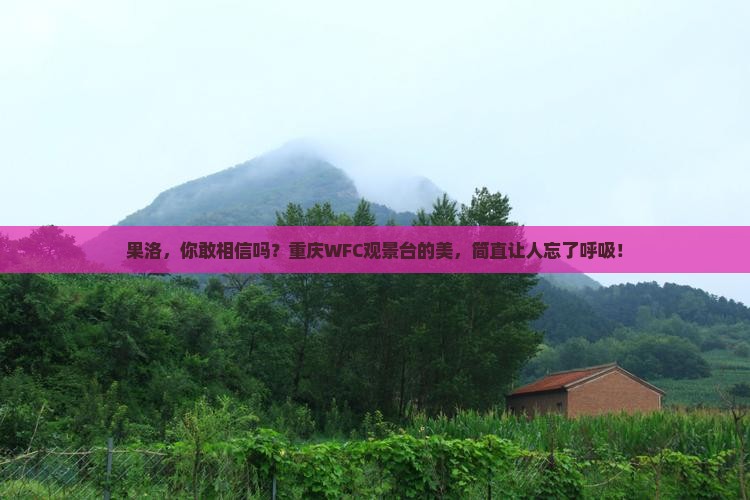 果洛去重庆wfc观景台景点