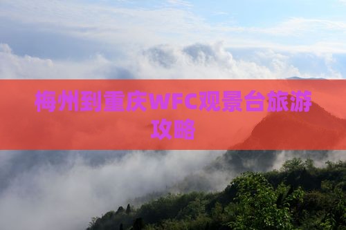 梅州到重庆WFC观景台旅游攻略