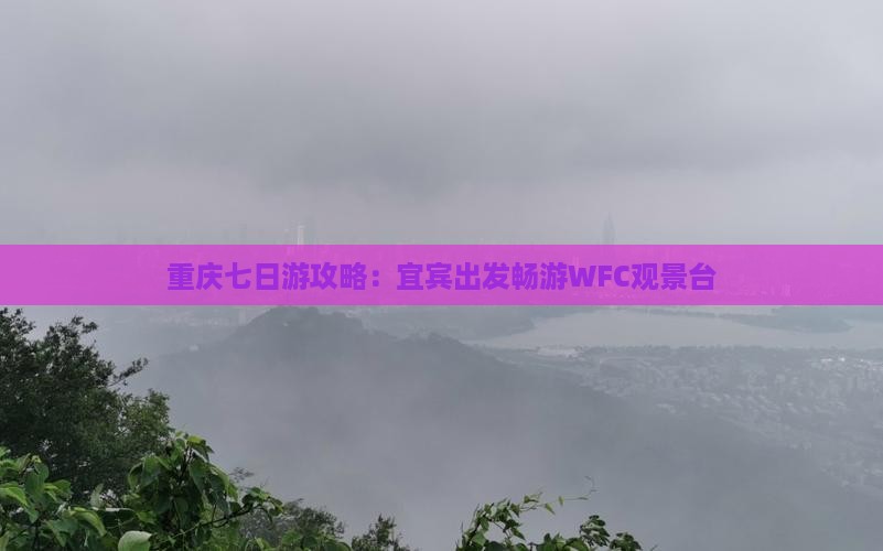 重庆七日游攻略：宜宾出发畅游WFC观景台