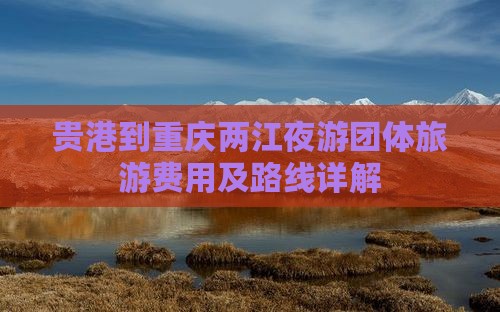 贵港到重庆两江夜游团体旅游费用及路线详解
