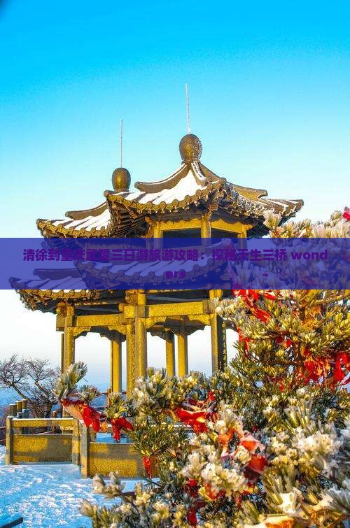 清徐到重庆武隆三日游旅游攻略：探秘天生三桥 wonders