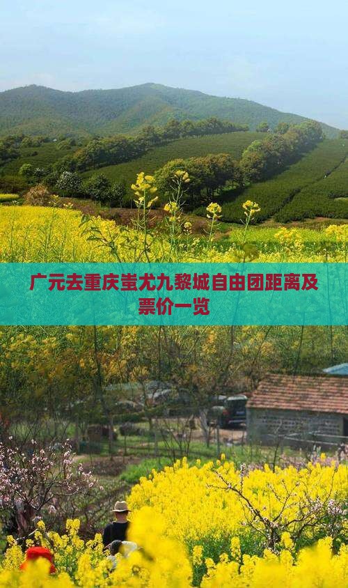 广元去重庆蚩尤九黎城自由团距离及票价一览