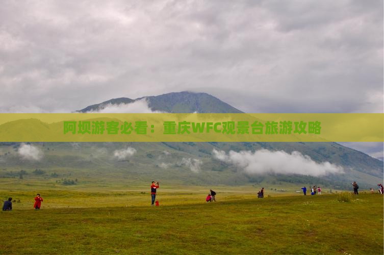 阿坝游客必看：重庆WFC观景台旅游攻略