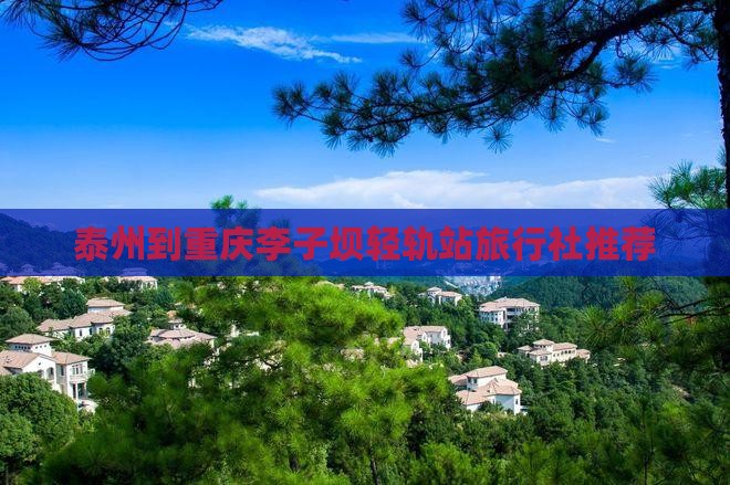 泰州到重庆李子坝轻轨站旅行社推荐