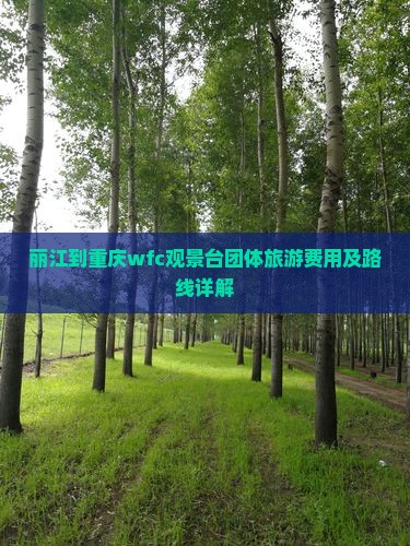 丽江到重庆wfc观景台团体旅游费用及路线详解