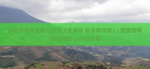 莱芜去重庆武隆七日游 莱芜去重庆武隆七日游